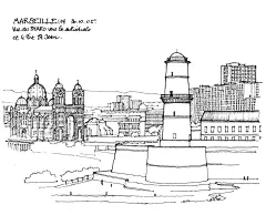 国外大师建筑手绘 素描 速写 绘画 (331)