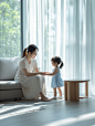 ls7623_A_young_Chinese_mother_wearing_light_colored_is_sitting__6f70a412-d2a4-4a34-9518-54032fd7d9ca