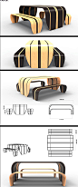 Surfer Bench by Duffy London » Yanko Design 很棒的产品设计网站