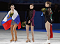 SOCHI Russia As the medalists of the women's figure skating competition at the Sochi Olympics in Russia pose for photos on Feb 20 silver medalist Kim...