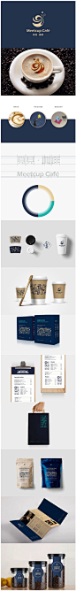 觅见创业咖啡 咖啡 VI/CI 平面 咖啡店LOGO VI设计 手提袋 包装 折页 @北坤人素材
