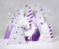 Purple Wishes by Zim And Zou, via Behance