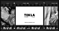 Tekla e-commerce redesign user experience user interface ux/ui online store Website