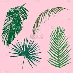 手绘垃圾摇滚夏季设计集。