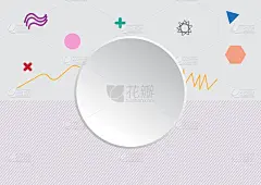 抽象几何背景，矢量插画