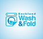 Wash&Fold洗衣店logo