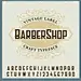 美式复古英伦BarberShop发型设计美发油头LOGO标志店标矢量VI素材-淘宝网
