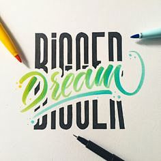 Hand Lettering works...