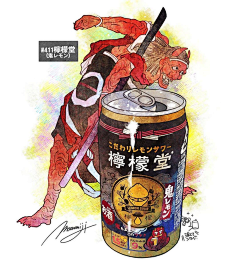 谷梁顿Grain采集到手绘美食