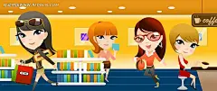 去购物的女性小人韩国插画PSD分层素材|PSD素材|绘画设计|卡通人物|漫画人物|人物插画|矢量人物|手绘人物|水彩插画|卡通漫画人物图片|卡通漫画人物|企业漫画人物|手绘漫画人物漫画