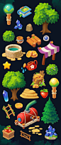 2D casual game Game Art Game Assets game design  game props game ui Mobile app mobile design mobile game