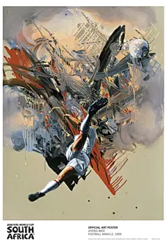 南非世界杯魅力插画及广告创意设计1