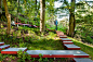 The Landscape Therapeutic Park in Brilon by Planergruppe Oberhausen and B.A.S. : The landscape therapeutic park in Brilon visualises the contrast between an open meadow valley and steep forest slopes. The redesigned spa park with the newly integrated “Hau