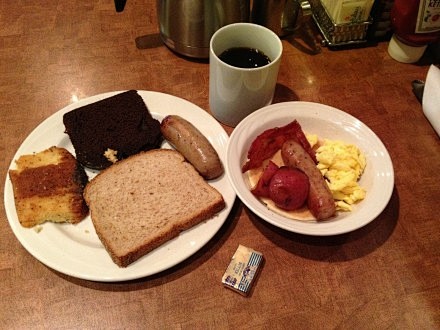来SF的第一顿早饭。