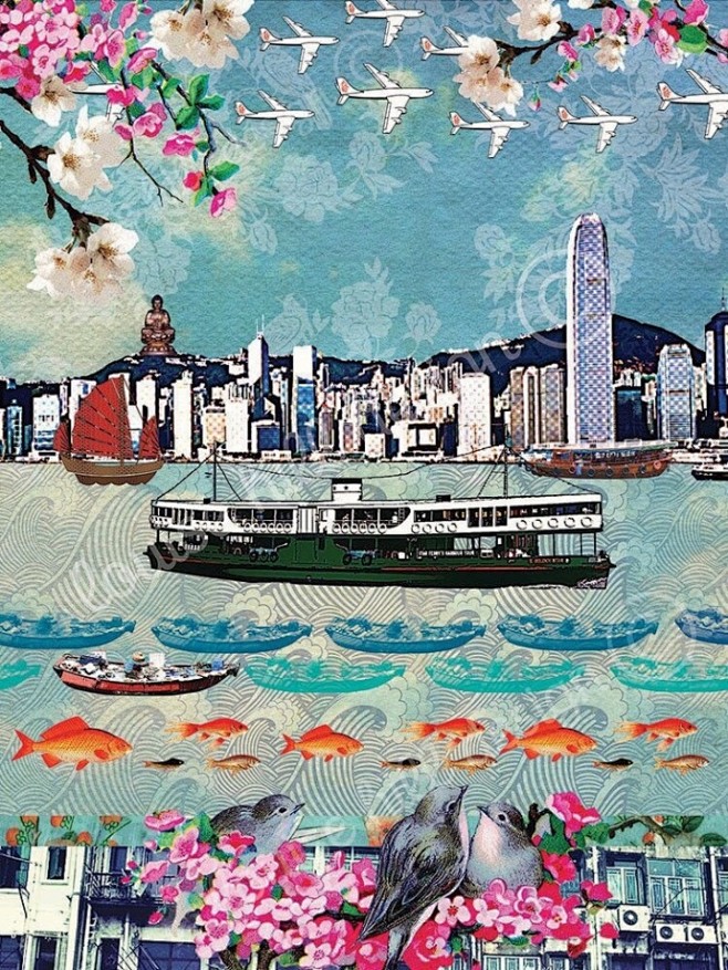 复古怀旧风的香港海报设计