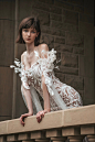 Dove  Bridal Haute Couture Dress made in Canada Wedding - Etsy