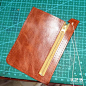 皮质钱包DIY制作图解 手工真皮钱包制作教程 -  www.shouyihuo.com