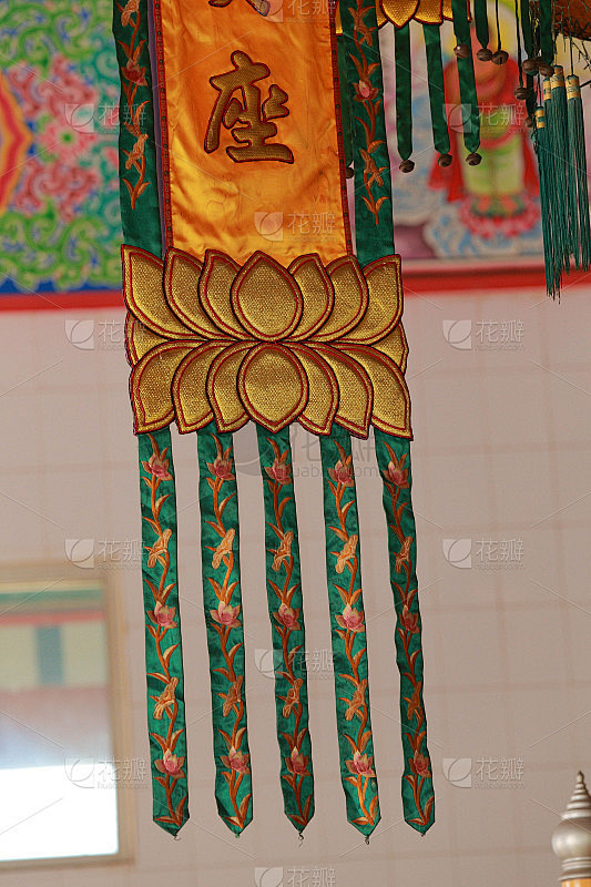 佛教旗帜在中国寺庙6