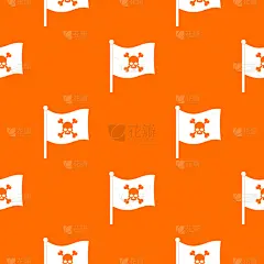 式样,海盗船旗,海盗,几何形状,危险,图像,重复