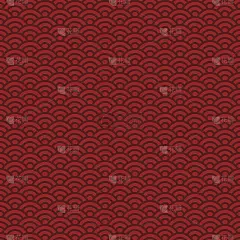 无缝图案传统中国和日本海浪