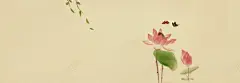 唯美淡雅中国风壁纸 平面电商 创意素材