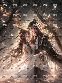 AI版权图古风男女1040
