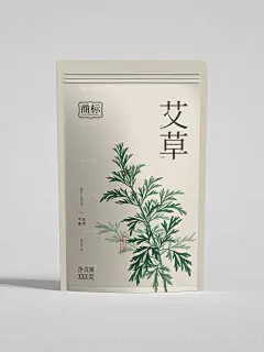 中式美学丨国风手绘中草药艾草【药食同源】 - 小红书