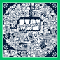 STAY AT HOME · THE BOARD GAME : "Stay at home, the board game" is a self-project done during the Covid-19 global pandemic of 2020. Based on the traditional "Game of the Goose”, it has been conceived and designed to entertain childrens and f