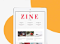 Zine UI Kit 轻松构建您的博客，杂志或在线报纸 