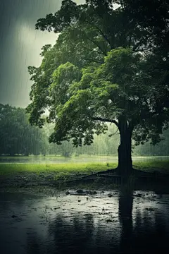 暴雨下雨天气图片摄影图