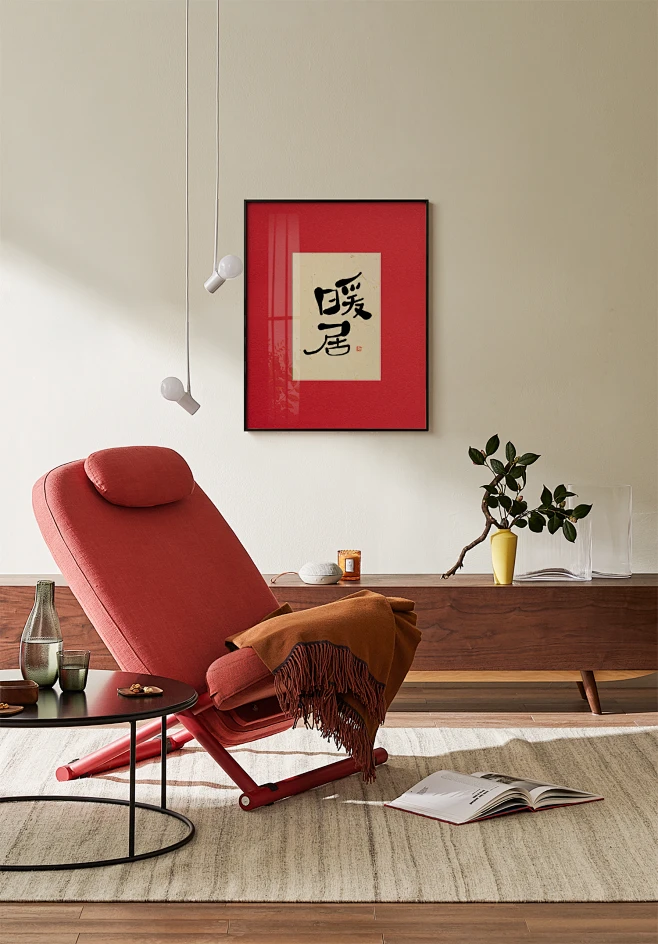 新中式书法摆台红色喜庆装饰画毛笔字桌面摆画书房卧室文雅挂画-淘宝网-花瓣网