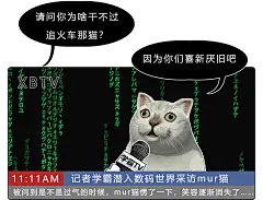 超火的「追火车猫」表情包……怎么这么魔性哈哈哈哈哈