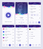 Wave iOS music app concept : Check out the InVision prototype to see the workflow: http://invis.io/7F2Y6B84KAlso, grab a free .Sketch file here: http://cl.ly/avyx