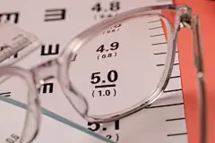 近视眼镜视力表护眼爱眼日近视眼摄影图