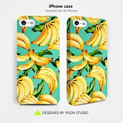 潮品新款文艺范小清新香蕉插画 苹果6 iPhone5s/5c/4s手机壳