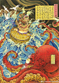 蟾王渡海摸金图