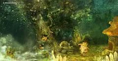 Polina Yakovleva 如梦般的童话世界 莫斯科 童话 温馨 水粉 水彩 商业插画 可爱 儿童插画 书籍插画 书插 