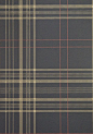 Rakel Plaid Wallpaper Charcoal and Brown plaid wallpaper with red window check. £67: