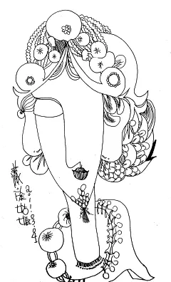 藏族姑娘#仕子手绘#