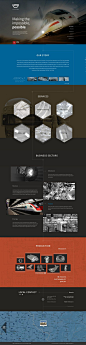 AMG Switzerland - Website Redesign by Vissio , via Behance