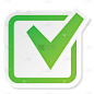 ICON-矢量打勾图标20