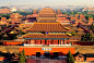 View of Forbidden city in Beijing