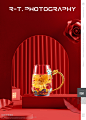 珐琅彩水杯摄影 创意水杯摄影 锐图摄影_锐图摄影_摄影图片-致设计