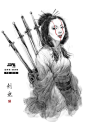 jiifll-N-20-游戏人设-中国风-古风-汉服古装-女剑客-柔美-仙剑-女侠客-宝剑