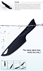韩国人设计的带浮力鲨鱼刀具 | 新鲜创意图志