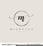 简单优雅的初始字母类型m标志符号图标 _logo采下来 #率叶插件，让花瓣网更好用#