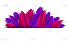 秋叶美丽的背景线设计元素与空白复制空间为文字，矢量插图在剪纸风格。周年秋季事件或贺卡。
