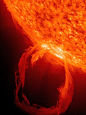 The sun: a solar flare