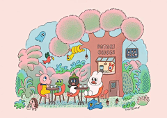 M梦野采集到儿童插画