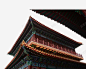 仰视中国风精致建筑 创意素材